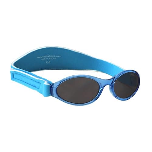 Banz Kids Sunglasses - Wrap Around Kids & Toddler Sunglasses 2-5 Years, 100% UV Eye Protection - Shatter-Resitant Flexible Frame with Strap - Travel, Beach & Holiday Essentials