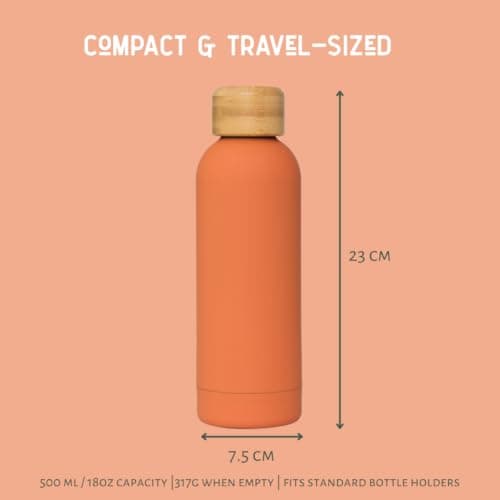 Perevor Coral 500ml Water Bottle Insulated Stainless Steel Leakproof flask — view 6