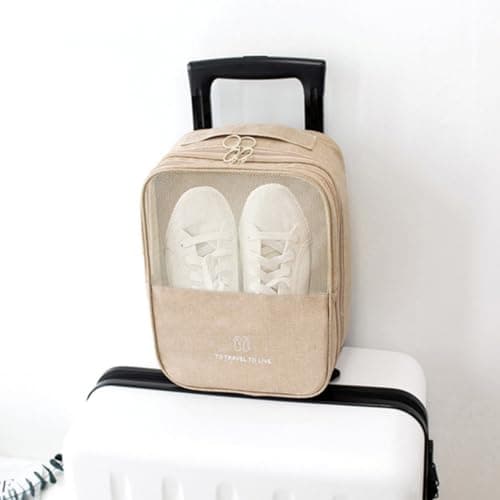 Travel Shoe Bag for Outdoor Trips, Lightweight Oxford Cloth Dust Free — view 5