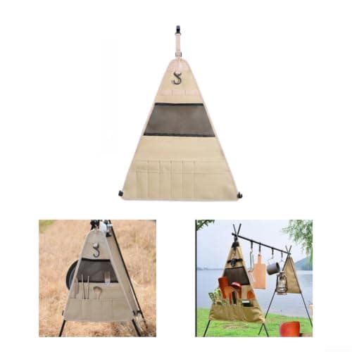 Outdoor Camping Storage Bag Multi-Pocket Hanging Organizer with — view 6