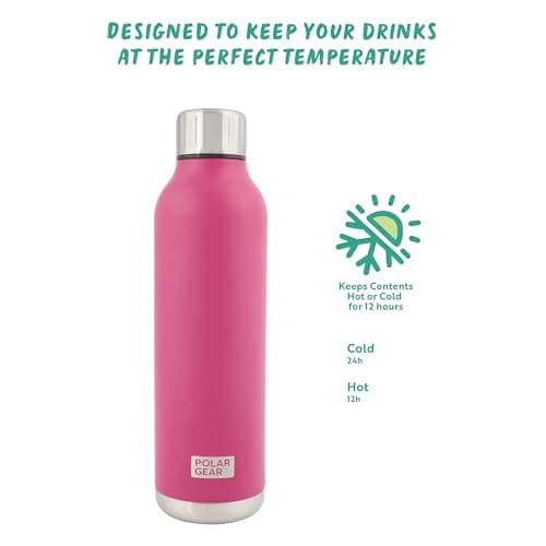 Polar Gear 500ml Metal Water Bottle - Insulated Water Bottles Leakproof — view 3