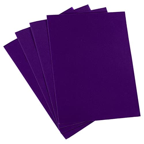 sourcing map Self-Adhesive Velvet Patches Repair Patches Purple for Clothing Repair Crafts Repair Kit Backpack Shoes Decoration Pack of 4