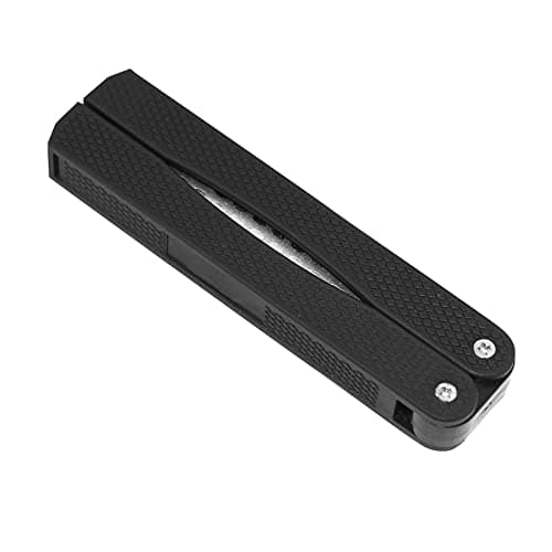 Tiardey Knife Sharpeners,400/600 Grit Folding Pocket Diamond Whetstone, Handheld Double Sided Sharpening Stone for Outdoor Camping Kitchen Garden — view 6