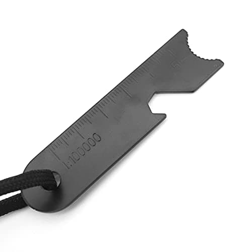Beowanzk 2 Pack Magnesium Fire Starter with Wooden Handle - Survival Fire Steel Rod Kit, Includes Multi-Function Ruler (Bottle Opener, Measurement Scale) for Camping & Emergencies — view 3