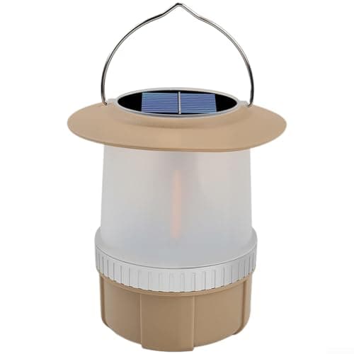 Rechargeable Solar Camping Lantern Led Hand Crank Light With Hook