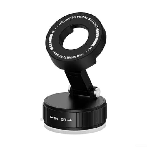 Foldable Car Phone Holder ABS Air Vent Mount 68mm(Black)