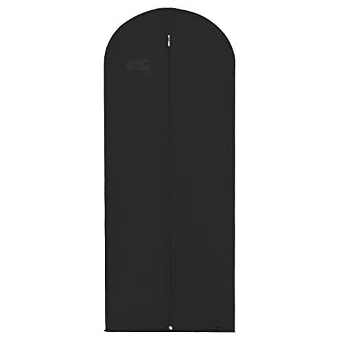 Hangerworld Breathable 60" (152cm) Dress Covers with Secret Internal Zipped Pocket, Pack of 3, Black — view 3