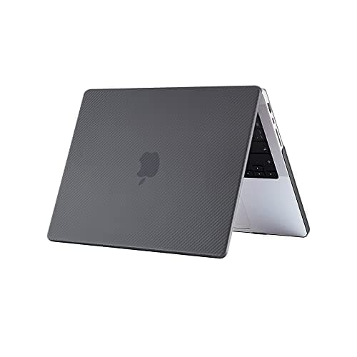 Se7enline Compatible with 13 inch MacBook Air Case M2/M3/M4 Chip 2022-2025 for 13.6 inch Model A2681/A3113/A3240 Laptop Hard Shell Case with Keyboard Cover Skin,(Carbon Fiber) Black — view 4