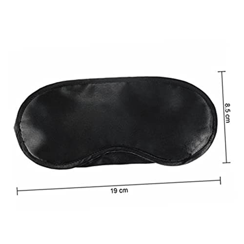 10 Pack Polyester Sleep Eye Masks for Women, Blackout Travel Eyeshades — view 5