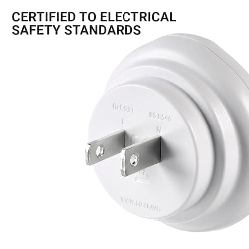 Go Travel UK to Japan and USA Plug Adapter, earthed & compact — view 5