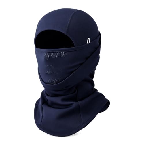 Balaclava for Men & Women, Thermal Ski Mask, Windproof Cycling (Dark Blue)
