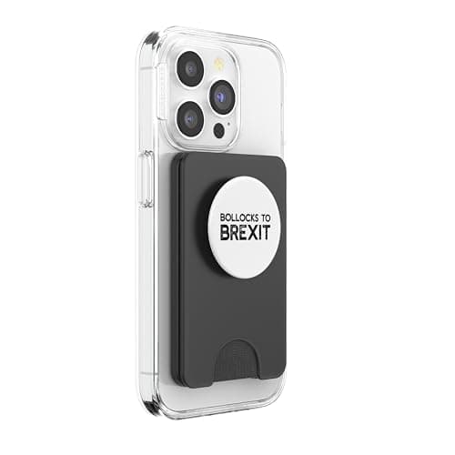 BOLLOCKS to BREXIT Remainer United Kingdom Remain in EU Meme PopSockets PopWallet for MagSafe — view 4