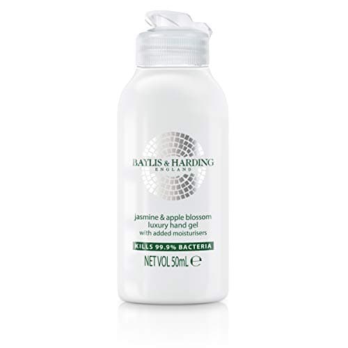 Baylis & Harding Jasmine and Apple Blossom Anti Bacterial Hand Sanitiser Gel, 50 ml, (Pack of 12) - Vegan Friendly — view 2