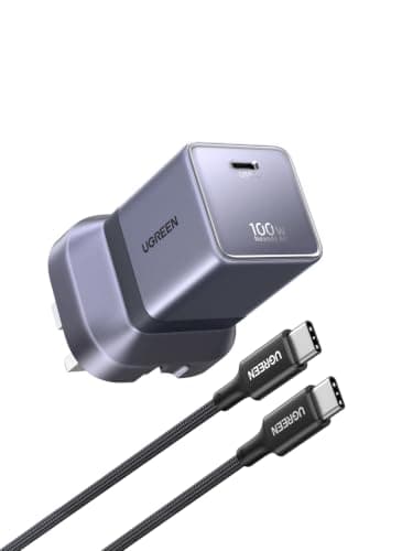 UGREEN Nexode Air 100W USB C Charger with Cable, Foldable GaN Fast Charger