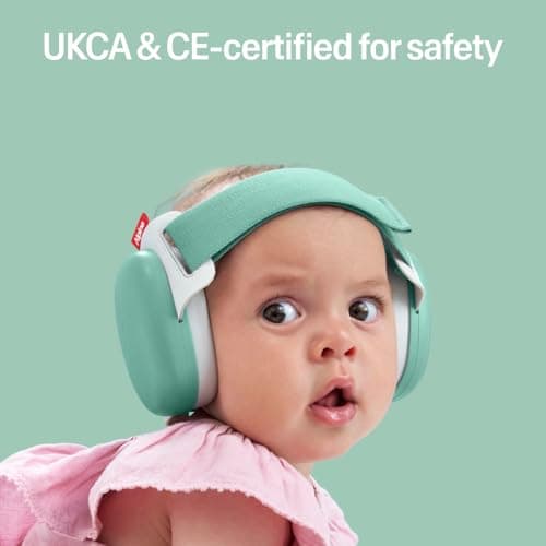Alpine Muffy Baby Comfort Ear Defenders, Adjustable up to 48 months, Green — view 4