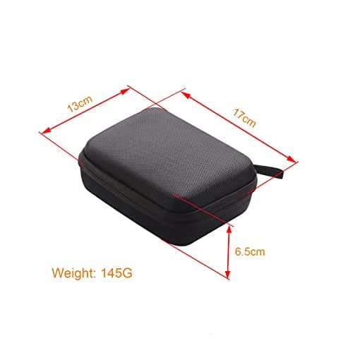 Pikioraz Camera Accessory Bag for Action Camera, Carry Bag Compatible with Gopro, Portable Protective Case for Gopro Hero12 11 10 9 8 7 6 5 4 3 2 (Small),Black — view 5