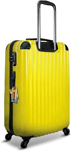 Lego Silicone Luggage Tag for Travel, Suitcase, Backpack, Summer Beach Bag - Hot Dog Man (52615) with writable Surface on Back for ID Identification. Measures Approx. 6.5" — view 5