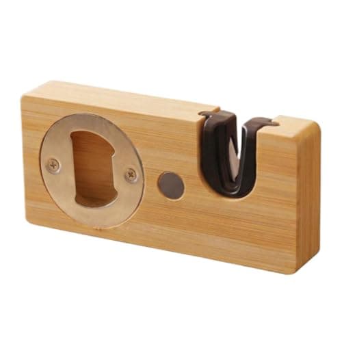 Magnetic Bottle Opener - Multi Tool with Cutter Sharpener - Fridge Mount