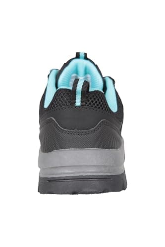 Mountain Warehouse Lomond Womens Outdoor Walking Shoes - Lightweight & Durable Footwear, Breathable, Mesh Lining - Spring Summer, Travelling, Hiking Black (Lomond) Adult Shoe Size 5 — view 3