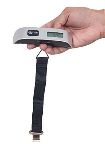Digital Luggage Weighing Scale, 50kg Portable Electronic Suitcase Weigher for Travel with Backlit — view 4