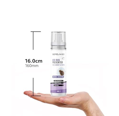 Repel-N-Go - Bed Bug Preventer/Repellent Deterrent Spray for Garment and Fabric | Natural Eco-Friendly Pest Control Defence for Indoors - Contains Lavender & Geraniol 100ml — view 3