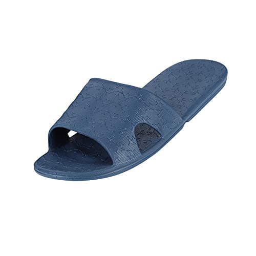 LONTG Women's & Men's Non-Slip Shower Slippers - Foldable Travel Beach Slippers with Memory Foam, Portable Bath Pool Shoes with Drawstring Bag — view 5