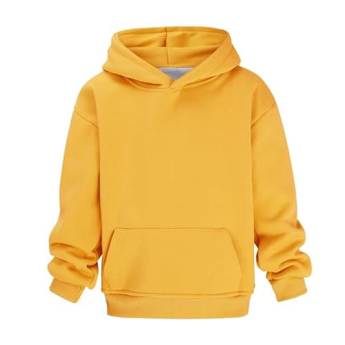 Cocila Fashion Warm Sweatshirt For Comfortable Children's Winter Yellow — view 6