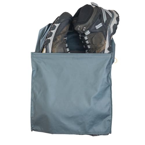 LUNO Magnetic Gear and Shoe Storage Bag - Water Resistant, Magnetic Attachment, Quick-Dry Mesh Bottom | Quick and Easy Install | Great for Shoes, Gear, or Trash While Camping