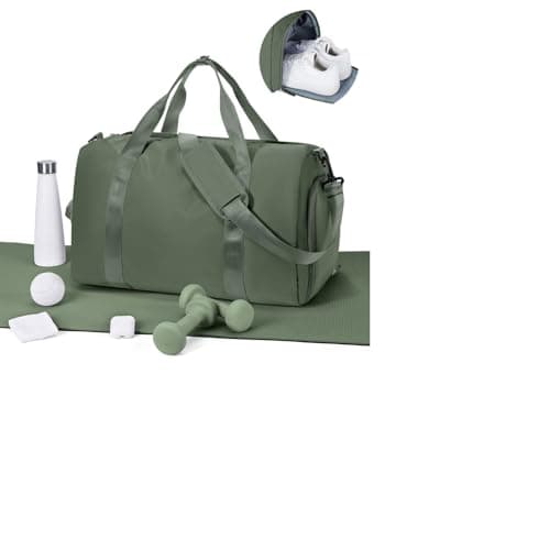 WEPLAN Gym Bag Womens Men Sports Duffle Bag Travel Duffel Bags Weekend