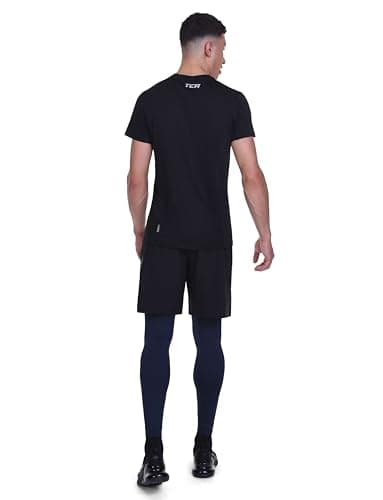 TCA Men's SuperThermal Compression Armour Base Layer Thermal Under Tights - Navy Eclipse, S — view 5
