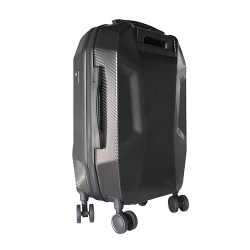 SEAFRONT Hardshell Suitcase, Editable LED Travel Luggage, Control, Customizable, Programmable, Colorful Design, Impact Proof, Rain Stylish Xmas Birthdays, USB Port, Multifunctional App, — view 2