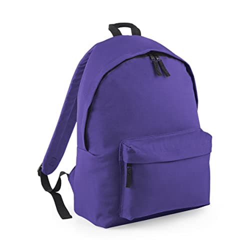 BagBase BG125 Original Fashion Backpack - Purple - Stylish School Rucksack