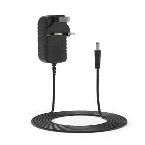 SYWQDFXJ 12V AC Adaptor Charger for IOMEGA 1.0 TB PRESTIGE CHARCOAL GRAY EXTERNAL HARD DRIVE Power Supply Cord UK Plug
