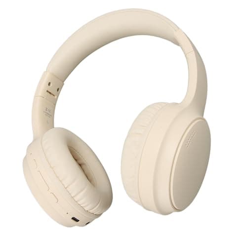 Xiuganpo Bluetooth Active Noise Cancelling Headphone- Advanced 40mm Driver for Travel Office, Foldable Wireless Headset for Clear Calls- Comfortable Protein Leather, 40H Battery Life, BT V5.3