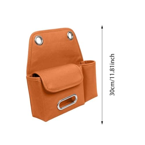 Car Seat Back Organizer with Tissue Box Cup Holder Leather Backseat Pocket Headrest Mounted Travel Caddy Rear Passenger Essentials Road Trip Interior Accessory for Suv Truck Vehicle，A — view 3