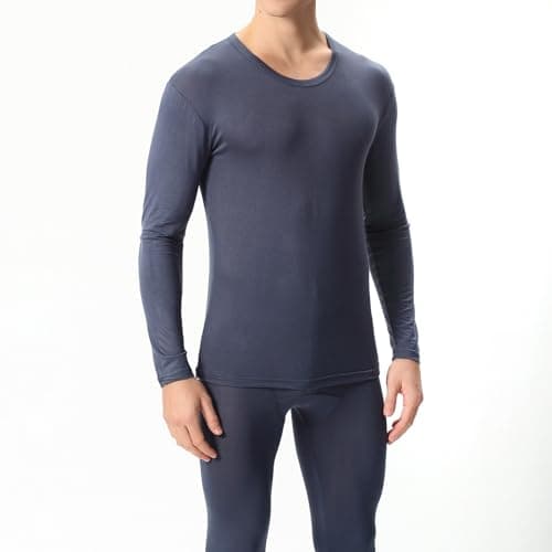 OBiQuzz Thermal Underwear Men's Set Functional Underwear Long Thermal Underwear Soft Functional Underwear Thermal Underwear Thermal Underwear Thermal Underwear Breathable Ski Underwear Thermal — view 5