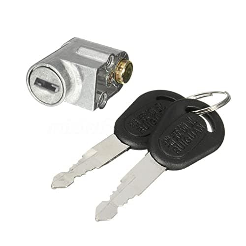 Electric Bike Battery Case Power Lock with 2 Keys,Anti Theft Safety Locks Ebike Cylinder Lock,Compatible with Motorcycle Electric Bike Scooter E-Bike