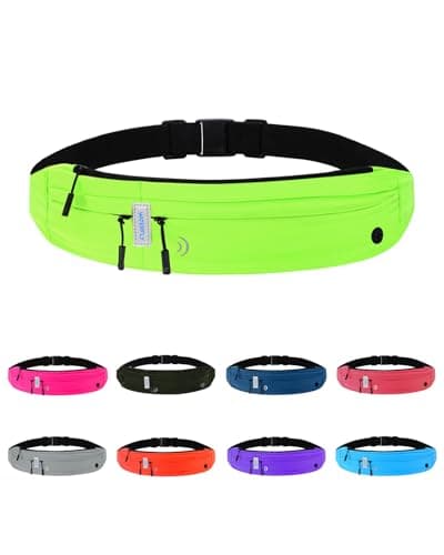 Waterfly Running Belt Bum Bag: Runner Marathon Jogging Men Women