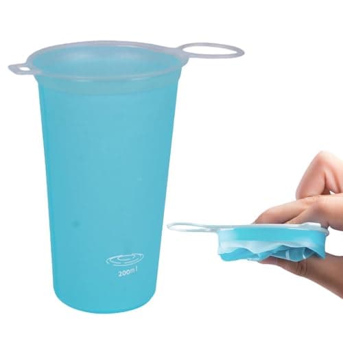 200ML Portable Outdoor Sports MarathonRunning Cup Foldable Water Bottle