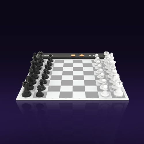 Chessnut Go Ultimate Portable Electronic Chessboard with Full Piece Recognition and Strong Magnetic Adhesion - Perfect Size for Desk or Travel (Orange)