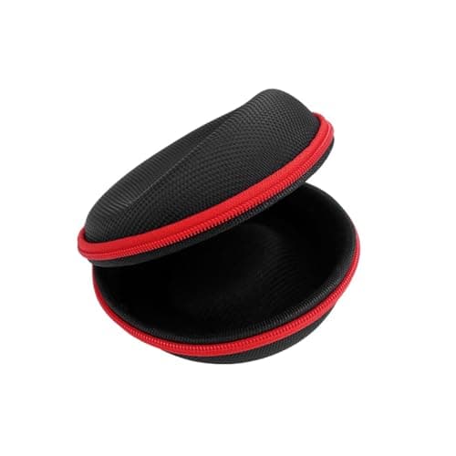 Ldirect 2 Pack Watch Travel Cases Single Watch Storage Boxes with Zipper for Most Smart Watches and Wristwatches up to 50mm (Red) — view 3
