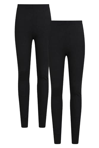 Mountain Warehouse Talus Womens Baselayer Pants 2-Pack Black (2 16