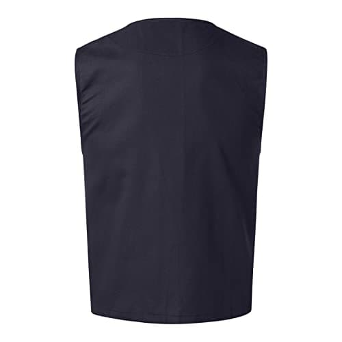 Men's Summer Tooling Vest with Multi-Pockets, Lightweight Breathable Fabric for Outdoor Work, Foldable Design for Easy Carry, S-3XL (Black, XL) — view 4