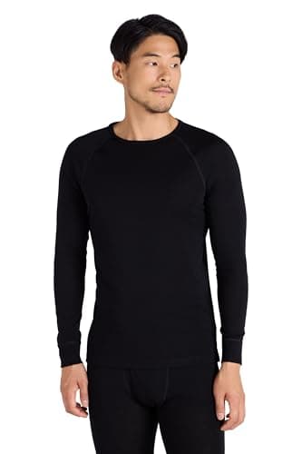 Mountain Warehouse Merino Mens Thermal Baselayer Top Black XL
