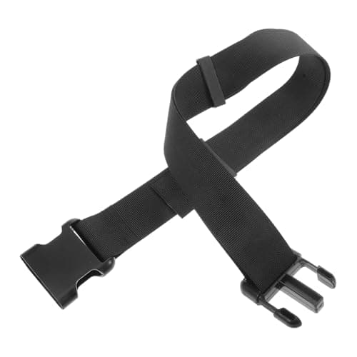 Healeved Mens Elastic Stretch Work Belt Unisex Adventure Web Sports Belt Nylon Travel with Quick Release Buckle Comfortable Elastic Waist Strap for Hiking Camping and Daily 49.21 Inch (Black)