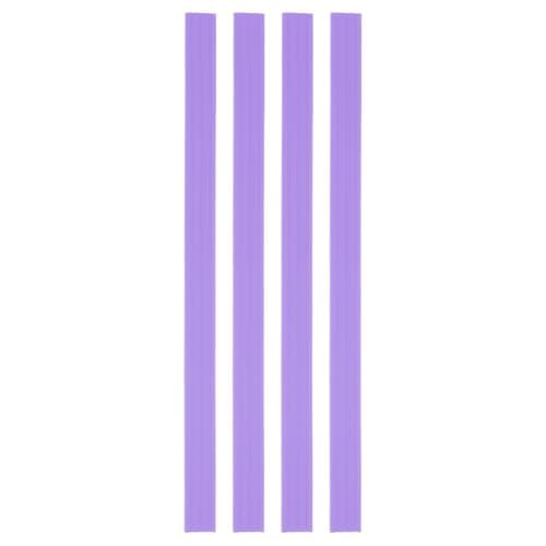 sourcing map 4Pcs Luggage Wheels Covers, Anti-Noise Luggage Wheel Silent Protector Covers for Luggage Suitcases or Office Chairs Caster, Purple