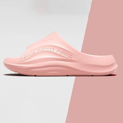 Platform Sandals For Women Arch Support Sandals For Women Poolside Shower-Safe Sliders Beach-Ready Minimalist Sliders Comfy Non-Slip Slides Memory Foam Cushioned Slides Bouncy Soft Shoes — view 5