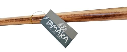 TAMAKA® Gents Handcrafted Scorched Handle Wooden Derby Cane With Collar Walking Stick Mens Ladies - 94cm (37") — view 4