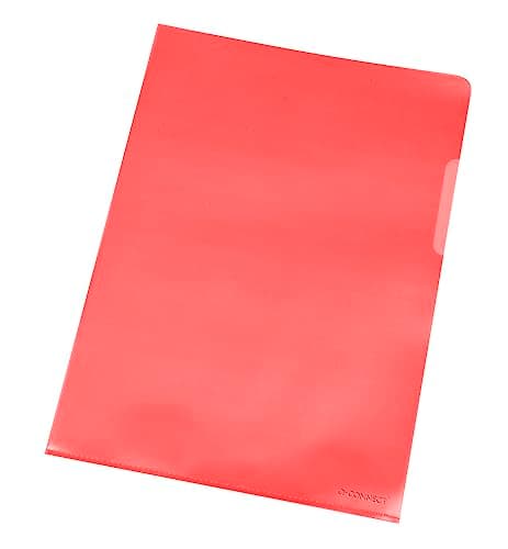 Q-Connect A4 Cut Flush Folder - Red (Pack of 100)