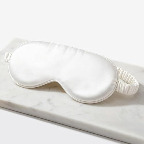 2 Pack Silk Eye Masks for Sleeping, Adjustable Light Blocking Sleep Masks — view 5